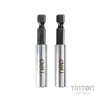 Адаптер для інструменту Deli подовжувач 1/4", 60 мм (EDL106002)