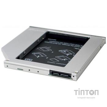 Адаптер подключения Voltronic HDD 2.5" YT-CAHDD9.5 в отсек привода ноутбука SATA/mSATA 9.5мм (YT-CAHDD9.5/08592)