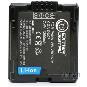 Акумулятор до фото/відео EXTRADIGITAL Panasonic VW-VBD070, CGA-DU07 (BDP2581)