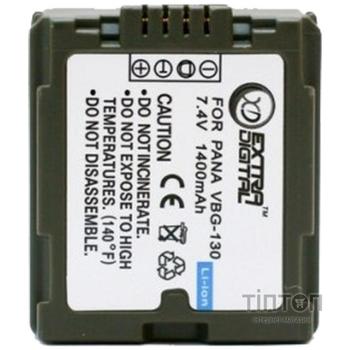 Акумулятор до фото/відео EXTRADIGITAL Panasonic VW-VBG130 Chip (BDP2587)