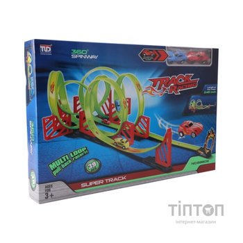 Автотрек Track Racing з 2-ма машинками на 39 деталей (3858894675258)