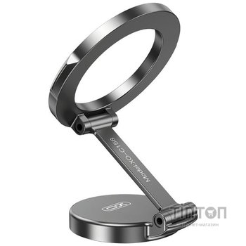 Автотримач XO C158 Universal Magnetic 360 rotating Phone Holder Black
