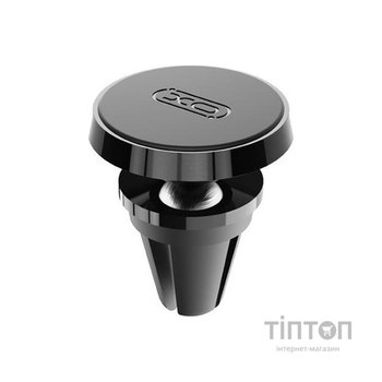 Автотримач XO C55B Air Vent Car Holder Round Magnetic Black