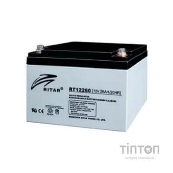 Батарея до ББЖ Ritar AGM RT12260, 12V-26Ah (RT12260)