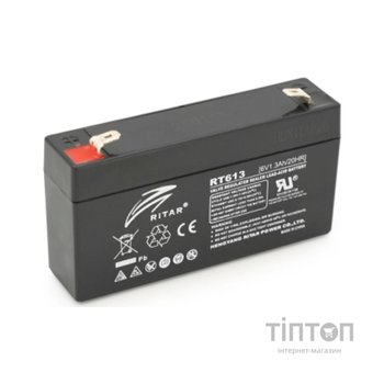 Батарея до ДБЖ Ritar RT613, 6V 1.3Ah (RT613B)