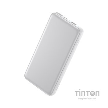 Батарея універсальна Anker 10000mAh 22.5W Built-In USB-C Cable White (A110DH21)