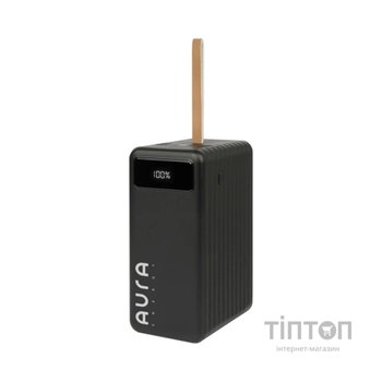 Батарея універсальна AURA NRG-P120 120000mAh 22.5W Black (PBANRG-P120B)