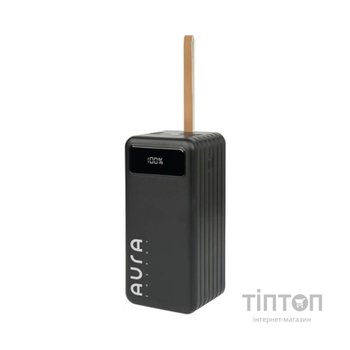 Батарея універсальна AURA NRG-P80 80000mAh 22.5W Black (PBANRG-P80B)