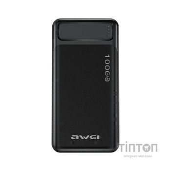 Батарея універсальна AWEI 10000mAh P5K, 10W, Black (6954284094009)