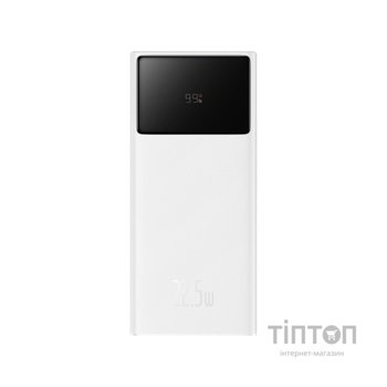 Батарея універсальна Baseus EnerFill FP41 30000MAh 22,5W PD QC White (E0027K01)