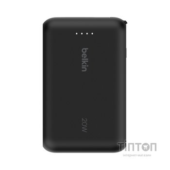 Батарея універсальна Belkin 10000mAh, 20W, USB-C, Black (BPB021HQBK)