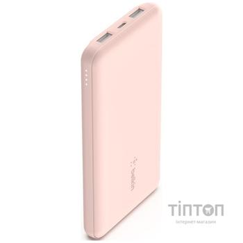 Батарея універсальна Belkin BoostUP Charge 10000mAh Rose Gold (BPB011BTRG)