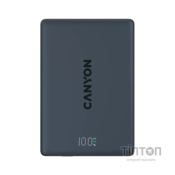Батарея універсальна Canyon 5000mAh OnPower 500 PD20W Magnetic wireless MagSafe Black (CNS-CPB500B)