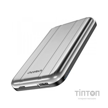 Батарея універсальна Choetech Magnetic Wireless 5000mAh 10W, USB-A,USB-C In/Out (B655 / 6932112104779)