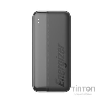 Батарея універсальна Energizer 20000mAh 15W, USB-А, 2*USB-C, Black (UE20050CC)