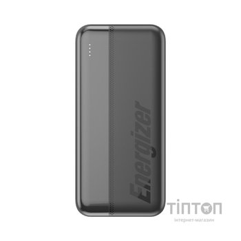 Батарея універсальна Energizer 30000mAh 15W 3A, USB-А, 2хUSB-C Black (UE30050CC)