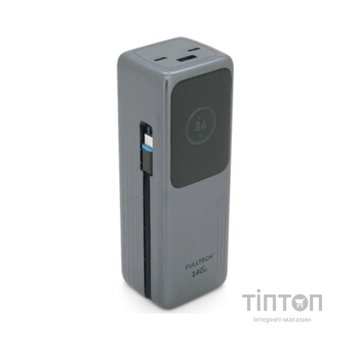 Батарея універсальна FULLTECH 30000mAh, PD/140W, LCD Display (FP34 / 44718)