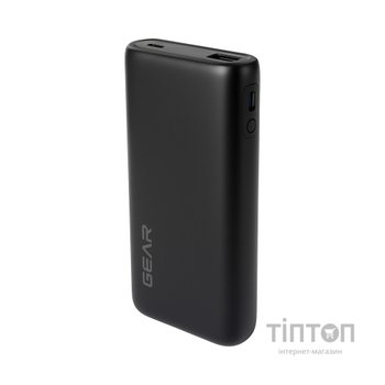 Батарея універсальна GEAR 20000mAh, PD/22.5W, black (WP952P)