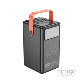 Батарея універсальна HOCO 100000mAh Max Centurion PD/65W, QC, LED Lamp, Black (DB03 / 714722)
