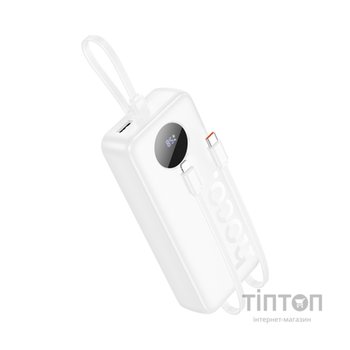 Батарея універсальна HOCO 20000mAh, PD/20W, 22.5W, White (J132A / 42067)