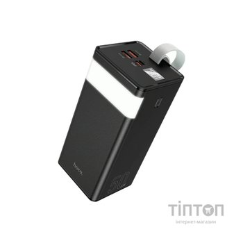 Батарея універсальна HOCO 50000mAh Powermaster PD/20W, QC/22.5W, Lamp, Black (J86A / 714738)