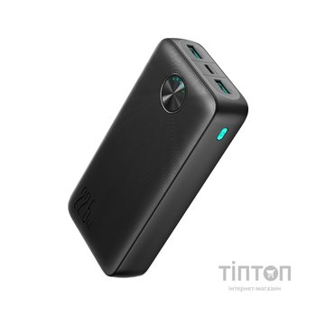 Батарея універсальна JOYROOM 20000mAh 22,5W PD, QC/3.0, 2*USB-A, USB-C In/Out Black (JR-PBF16)