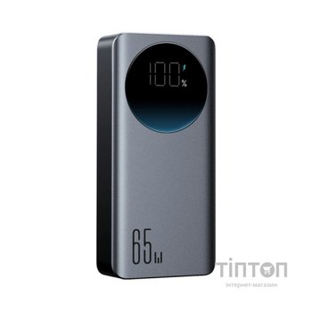 Батарея універсальна JOYROOM 30000mAh 65W PD, QC/3.0, USB-A, 2xUSB-C In/Out, Black (JR-PBF05)