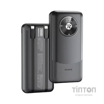 Батарея універсальна Remax 20000mAh, 22.5W, Black (RPP-38 / 45364)