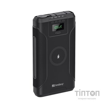 Батарея універсальна Sandberg 76800mAh Survivor 7in1 DC/91W, PD/100W, Cigar Lighter/120W, QI-15W, power-through (421-15)