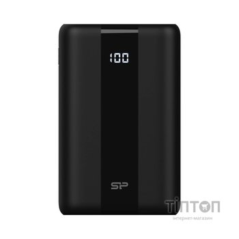 Батарея універсальна Silicon Power 30000mAh QX55, PD/20W, QC/3.0/22.5W, Black (SP30KMAPBKQX550K)