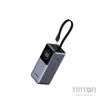 Батарея універсальна Ugreen 20000mAh 130W Nexode Smart Display with Built-in Cable (PB723 55365B)