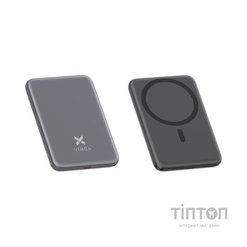 Батарея універсальна Vinga 5000 mAh 20W/15W Wireless (VPBB520WL)