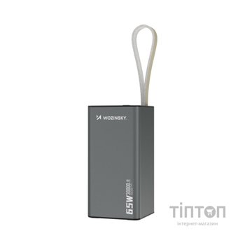Батарея універсальна Wozinsky 30000mAh, K65+ 65W 30000mAh 2*USB-C, USB-A (5907769364457)