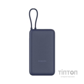 Батарея універсальна Xiaomi 20000mAh 33W Integrated Cable (BHR8975GL / 1096299)