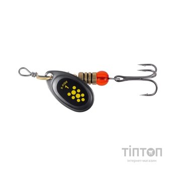 Блешня X-Fish Dark Side 2.5g 1 Nikel black lime (1917.07.22)