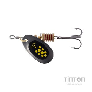 Блешня X-Fish Dark Side 4g 2 Nikel black lime (1917.07.23)
