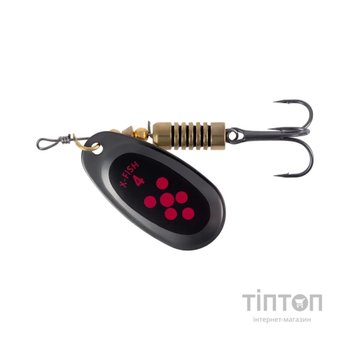 Блешня X-Fish Dark Side 9.5g 4Nikel black orange (1917.07.30)