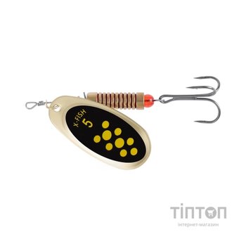 Блешня X-Fish Spike 14.5g 5 Gold black lime (1917.06.36)