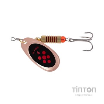 Блешня X-Fish Spike 9.5g 4 Copper black orange (1917.06.40)