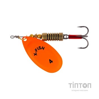 Блешня X-Fish Stark 9.5g 4 Nikel UV orange (1917.07.35)
