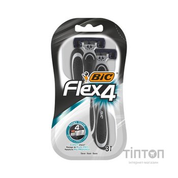 Бритва Bic Flex 4 3 шт. (3086123220614)