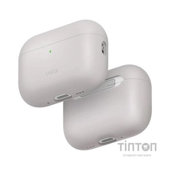 Чохол для навушників Uniq Lino для AirPods Pro 3 gen Silicone Grey (8886463696866)