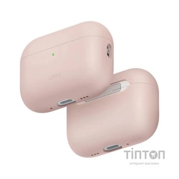 Чохол для навушників Uniq Lino для AirPods Pro 3 gen Silicone Pink (8886463696873)