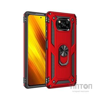 Чохол до моб. телефона BeCover Military Poco X3 Red (705645)