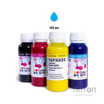 Чорнило ColorWay Cyan 100 мл для HP №134/135