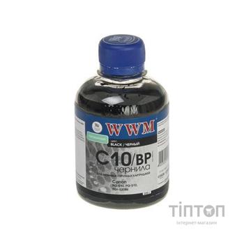 Чорнило WWM C10/BP Black 200мл для Canon PG-510Bk/PG-512Bk/PGI-520Bk