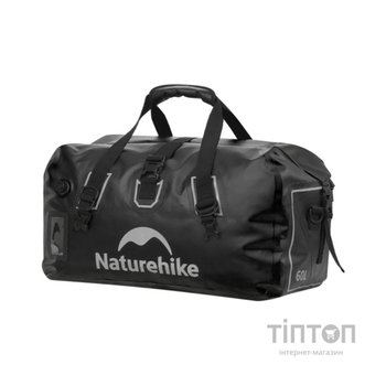 Дорожня сумка Naturehike Водонепроникна CNK2450XB015, 60 л, чорна (6975641883760)