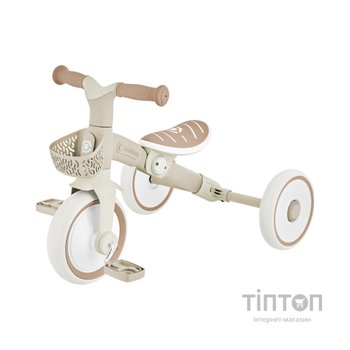 Дитячий велосипед Globber Learning trike plus 2 в 1 кокосовий (737-466)