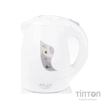 Електрочайник Adler AD 08 white