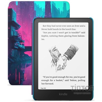 Електронна книга Amazon Kindle Paperwhite Kids (12th Gen) 16GB Black with Cyber City Cover_JP